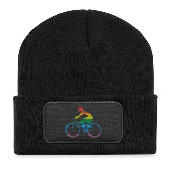 Cyclist - Recycled Patch Beanie - black - Front