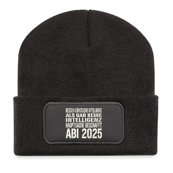 Abi Spruch 2025 - Beanie recyclé à patch - charbon - Devant