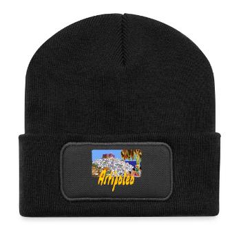 Astipalea - Recycelte Patch Beanie - Schwarz - Vorne