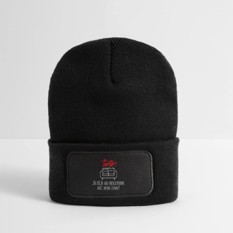 Go out? Nap Sofa Program Recycled Patch Beanie