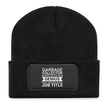 Garbage collector Genius - Recycled Patch Beanie - black - Front