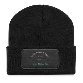 Ca_joue_ca_gagne_ca_regale - Recycled Patch Beanie - black - Front