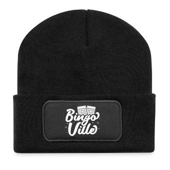 Bingo Player Ville Bingo - Recycelte Patch Beanie - Schwarz - Vorne