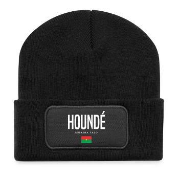 Houndé Burkina Faso - Recycled Patch Beanie - black - Front