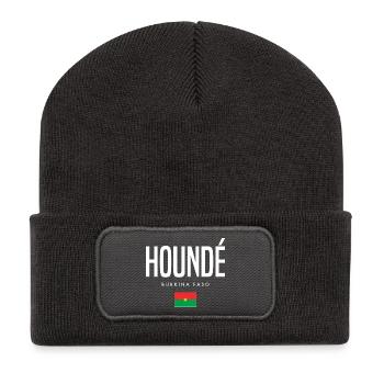 Houndé Burkina Faso - Recycled Patch Beanie - dark grey - Front