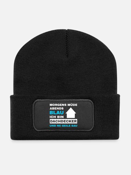 Couvreur Toiture Maître Couvreur - Beanie recyclé à patch - noir