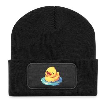 Ducks Duck - Recycled Patch Beanie - black - Front
