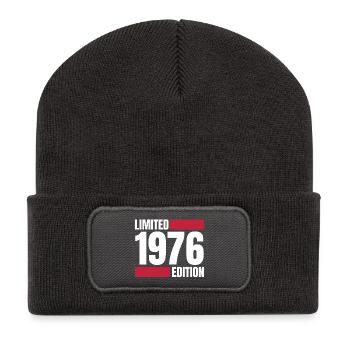Edition limitée 1976 – Original depuis '76 blanc - Beanie recyclé à patch - charbon - Devant