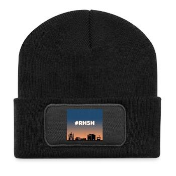 RH5H - Rudolfsheim-Fünfhaus - Recycelte Patch Beanie - Schwarz - Vorne