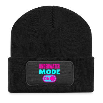 Mode sous-marin ACTIVÉ - Beanie recyclé à patch - noir - Devant