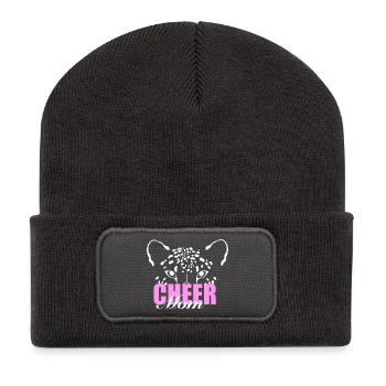 Cheer Mom  - Recycelte Patch Beanie - Dunkelgrau - Vorne