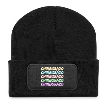 Klettern Chimborazo - Recycelte Patch Beanie - Schwarz - Vorne