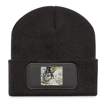 An old man remembers - Recycled Patch Beanie - dark grey - Front