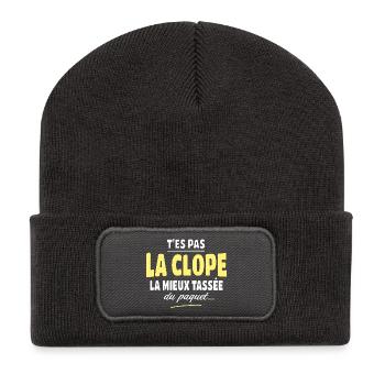 You're not the best cigarette smoker - Recycled Patch Beanie - dark grey - Front