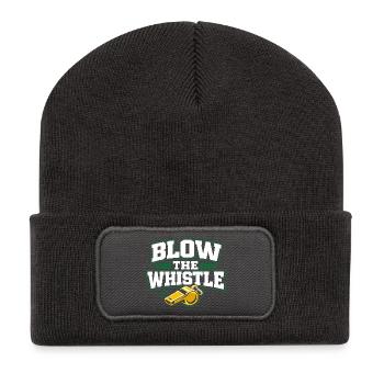 Fußballtraining Jugend-sport-trainer - Recycelte Patch Beanie - Dunkelgrau - Vorne