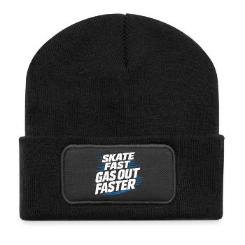 Beer League Hockey Funny Hockey Players Team Humor - Recycled Patch Beanie - black - Front