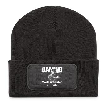 Gaming Mode Activated Shirt Funny Gamer Gift - Recycled Patch Beanie - dark grey - Front