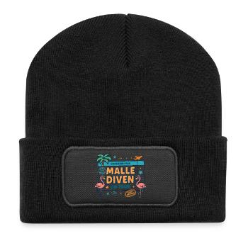 Malle Divas On Tour Women's Flamingo Mallorca Party - Recycled Patch Beanie - black - Front