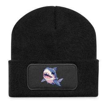 Sharks Shark - Recycled Patch Beanie - black - Front