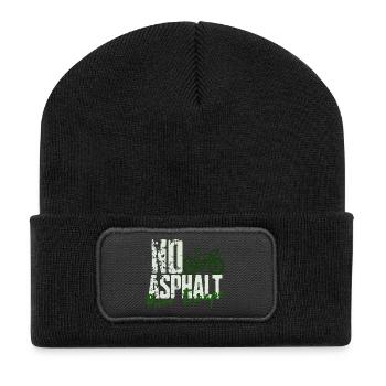 No Asphalt Pure Escape - Recycled Patch Beanie - black - Front