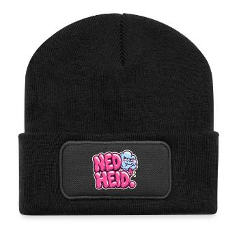 Ned heid bairisch - Recycelte Patch Beanie - Schwarz - Vorne