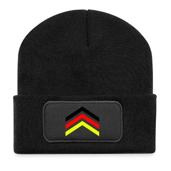 Allemagne - Beanie recyclé à patch - noir - Devant