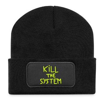 kill the system - Recycled Patch Beanie - black - Front