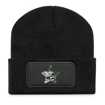 Étoile de la nature - Beanie recyclé à patch - noir - Devant
