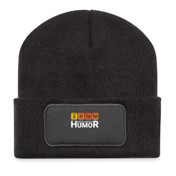 Humour drôle de sarcasme - Beanie recyclé à patch - charbon - Devant