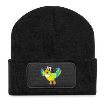 Parrot Pilot Pilot Cap - Recycled Patch Beanie - black - Front