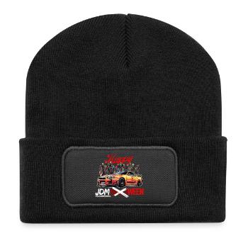 Jdm Halloween edition / Tuning Mechanic Costume - Recycled Patch Beanie - black - Front