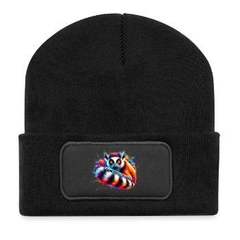 Lemur - Recycled Patch Beanie - black - Front