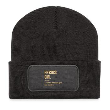 Physik - Recycelte Patch Beanie - Dunkelgrau - Vorne
