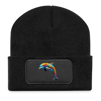 Dolphin - Recycled Patch Beanie - black - Front