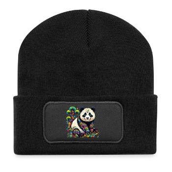 Panda - Recycled Patch Beanie - black - Front