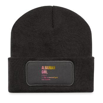 Albania - Recycled Patch Beanie - dark grey - Front