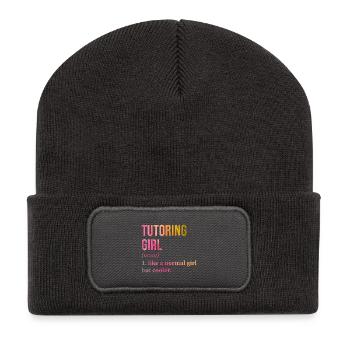 Tutor - Recycelte Patch Beanie - Dunkelgrau - Vorne
