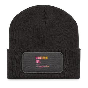 Mandolin - Recycled Patch Beanie - dark grey - Front