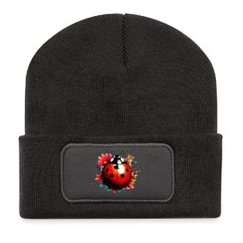 Ladybird - Recycled Patch Beanie - dark grey - Front