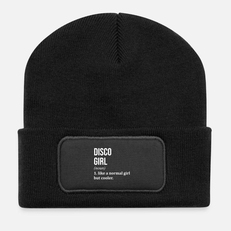 Disco - Recycled Patch Beanie - black