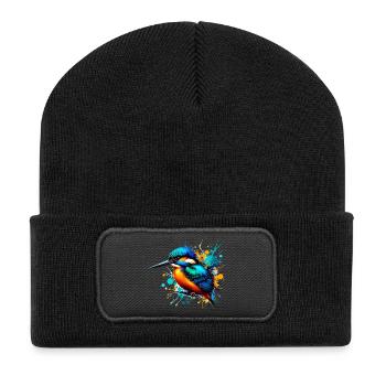 Kingfisher - Recycled Patch Beanie - black - Front