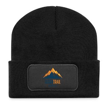 Coureur UltraTrail - Beanie recyclé à patch - noir - Devant