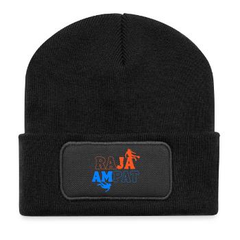 Raja Ampat Indonesia - Recycled Patch Beanie - black - Front