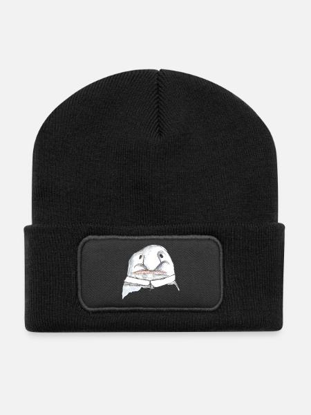 Blob - Recycelte Patch Beanie - Schwarz