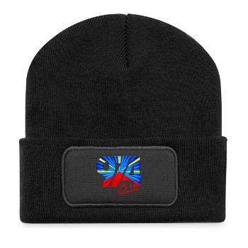 974 Ile de la Réunion Signature Maveli - Beanie recyclé à patch - noir - Devant