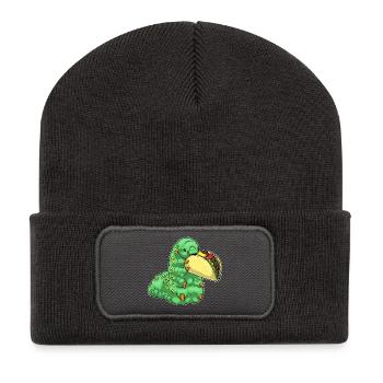 Caterpillar Taco - Recycled Patch Beanie - dark grey - Front