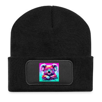 Koala - Recycled Patch Beanie - black - Front