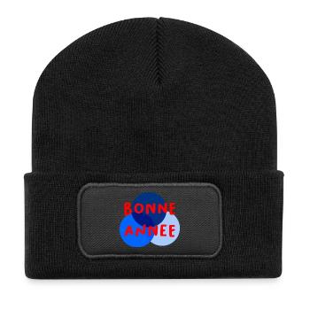 HAPPY NEW YEAR. NEW YEAR'S EVE. NEW YEAR - Recycled Patch Beanie - black - Front