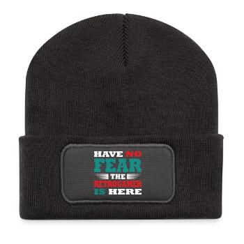 Have no Fear the Retrogamer is here Outfit - Recycled Patch Beanie - dark grey - Front