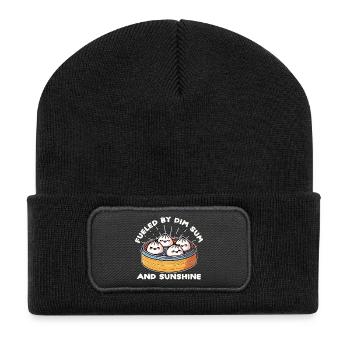 Dim Sum Merry Sun - Recycled Patch Beanie - black - Front